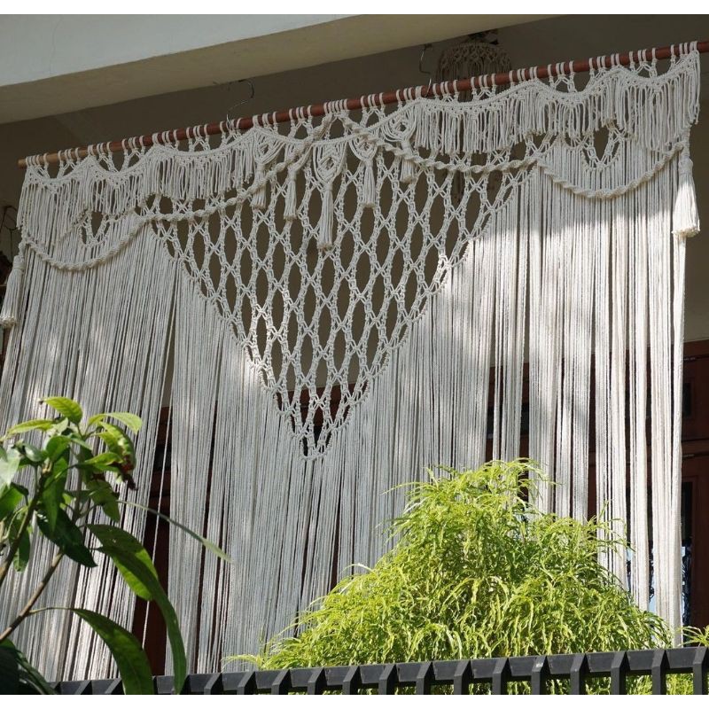 macrame curtain
