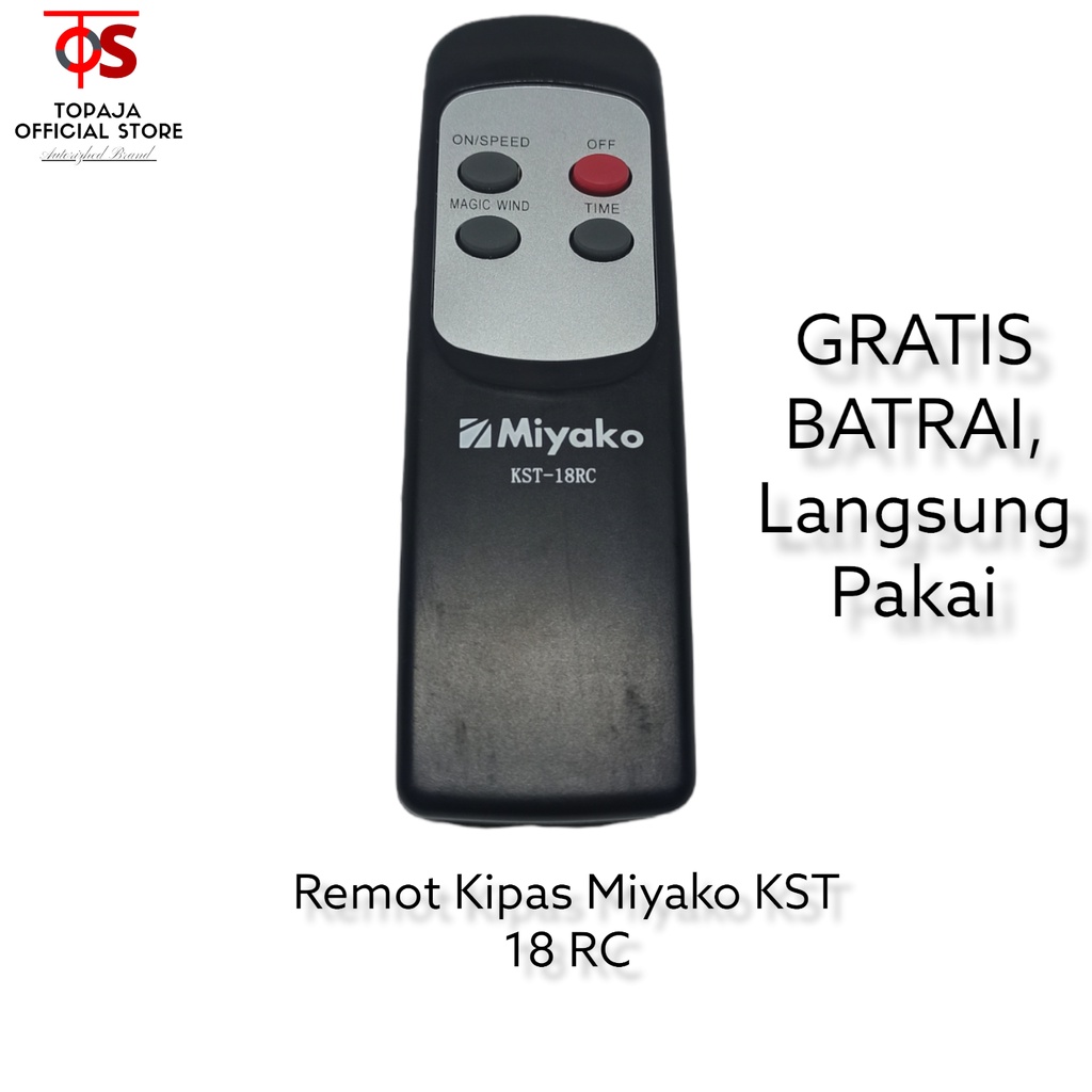 MIYAKO Remot Kipas Angin Remote Control Fan Miyako KST 18 RC