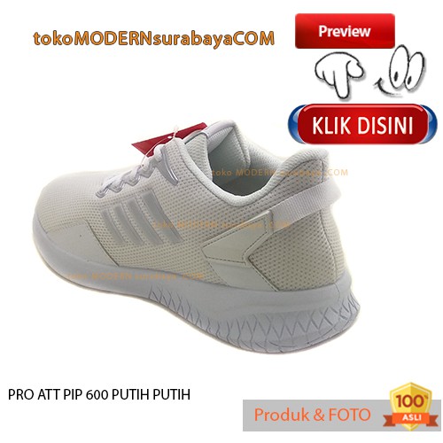 PRO ATT PIP 600 PUTIH PUTIH Sepatu pria casual sneakers