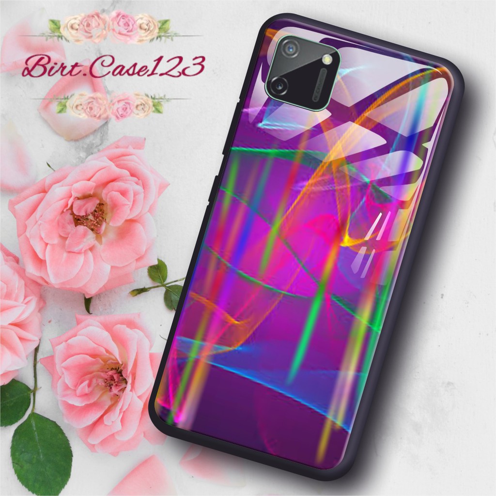 BC Case casing gambar ABSTRAK back case glass aurora oppo a3s a31 a7 f9 a5s a71 a83 f1 f5 f7 a91 etc