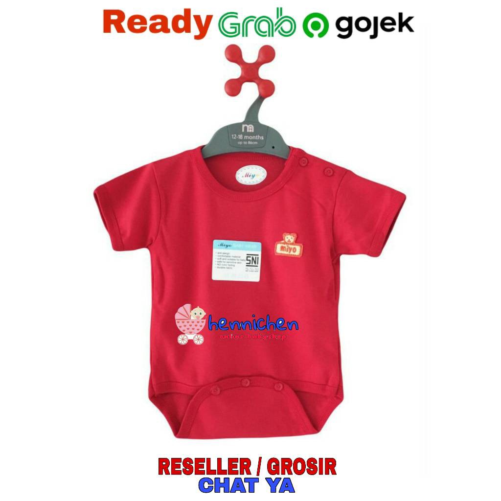 JUMPER SEGITIGA MIYO MERAH 0-3 BULAN NEW BORN  SNI