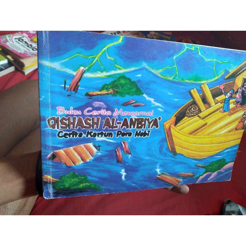 buku cerita mewarnai kartun para nabi