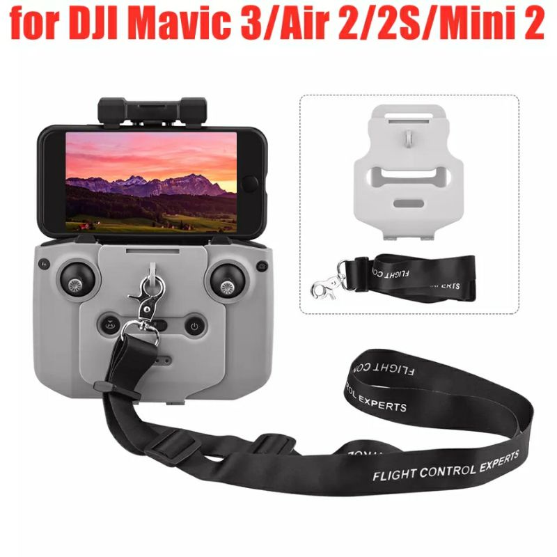 Bracket &amp; Lanyard Remote Control DJI Mini 3 Mavic 3 Air 2 / 2S Mini 2 Holder Neck Strap