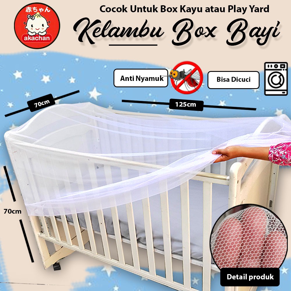 KELAMBU BOX bayi segi empat nuna sena pliko baby does cocolatte sarung anti nyamuk klambu praktis