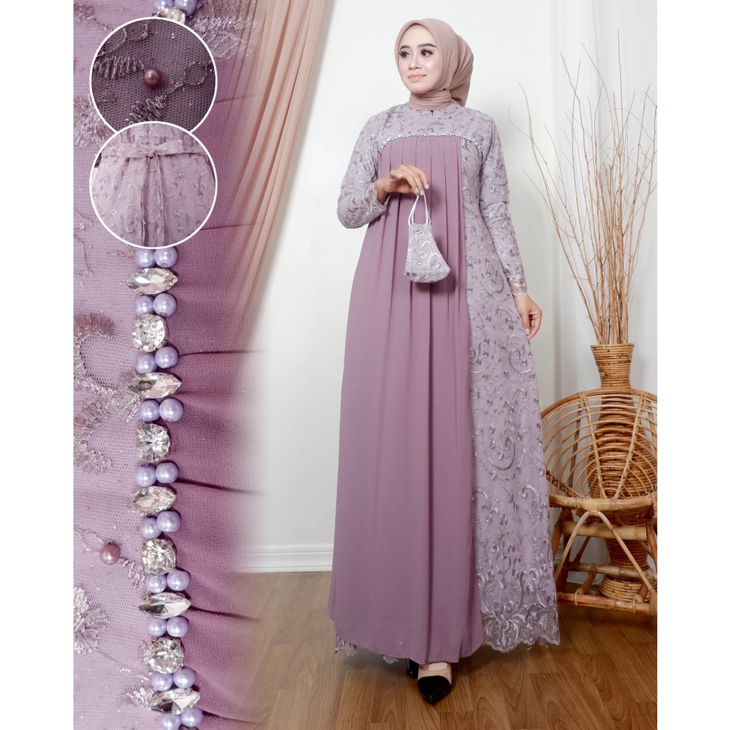 Gamis Model Model Terbaru 2022 (BISA COD)//Gamis Pesta Terbaru Kualitas Super Premium//Gamis Kebaya Wisuda//Gamis Modern Super Mewah//Gamis Lebaran Cantik//Gamis Kebaya Harga Promo by RUMAH MUSTIKA