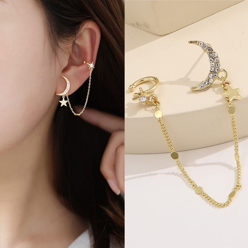 Anting Jurai Fashion Warna Emas Titanium