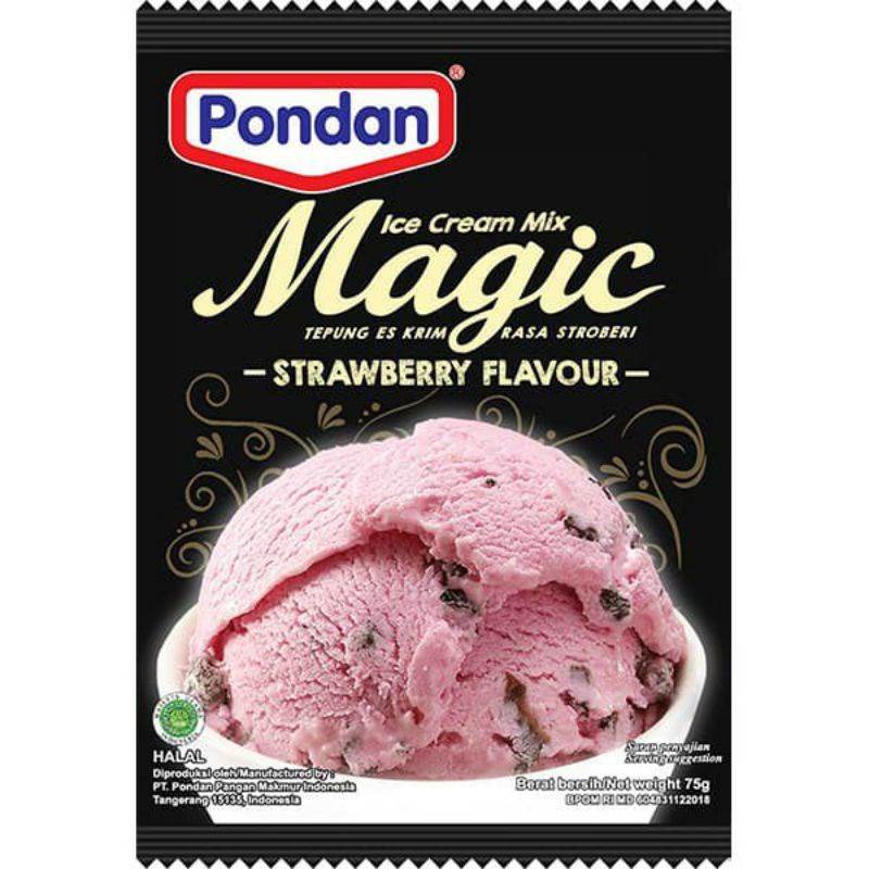 

Pondan Ice Cream Strawbery 75gr