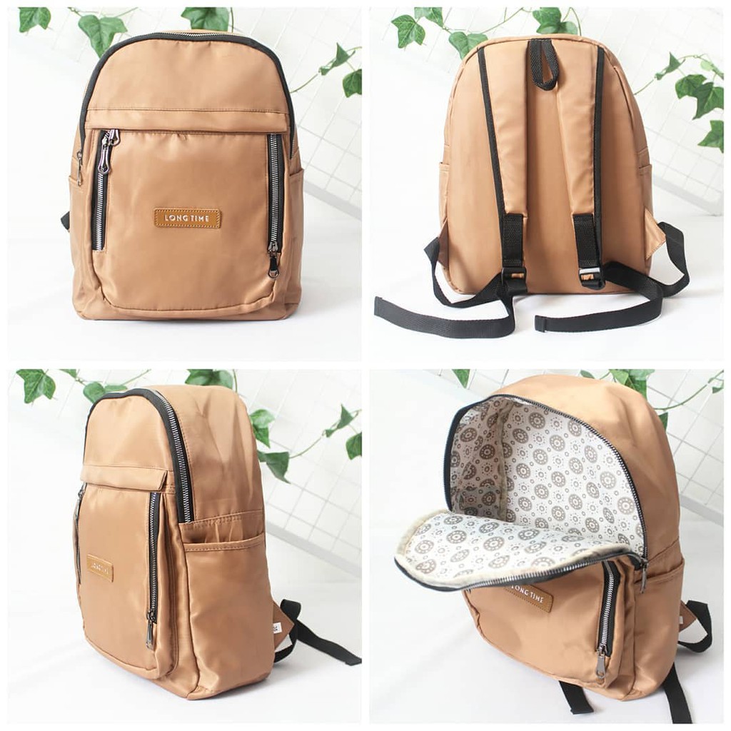 Tas Ransel Fashion Wanita Parasut Backpack Cewek Stylish Murah Waterproof Tas Gendong Kekinian