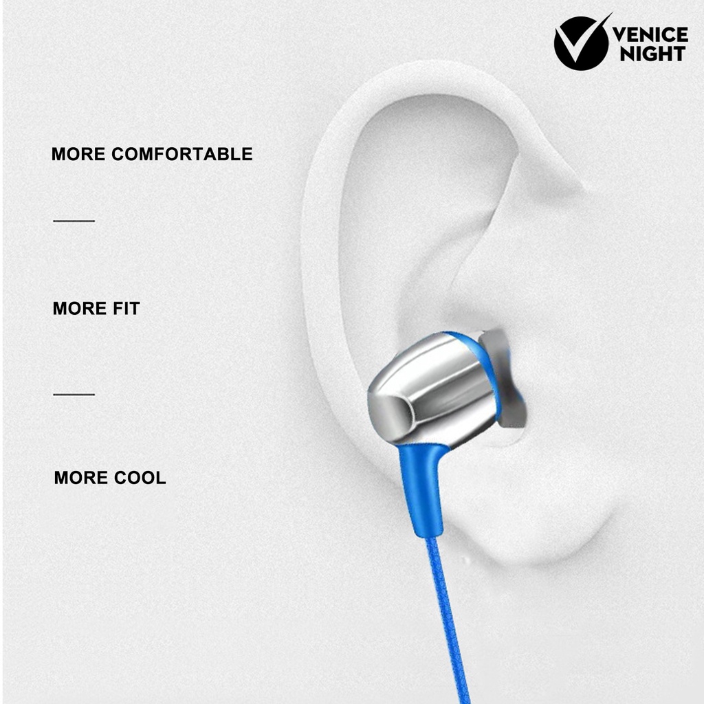 (VNEP) (Berkabel) Hy-3 Earphone In ear Heavy Bass Dengan Kabel Jack 3.5mm + Mic Untuk Handphone