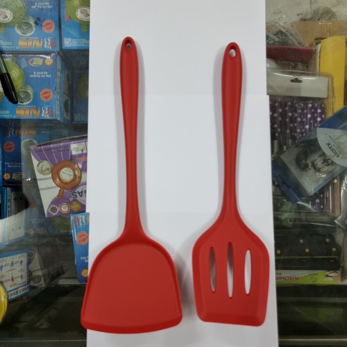 Sutil Silikon Sodet silicone 31cm Spatula Silikon Full Silikon - Tertutup