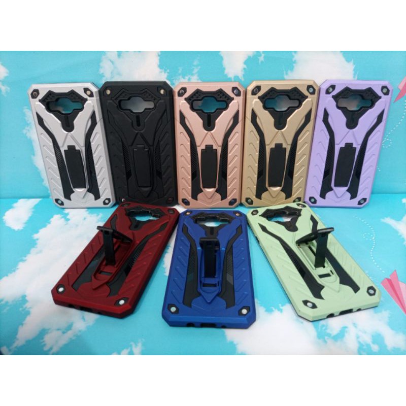 SAMSUNG J7/J7 CORE Phantom Series Stand Iron Hardcase Spigen touch armor case Robot