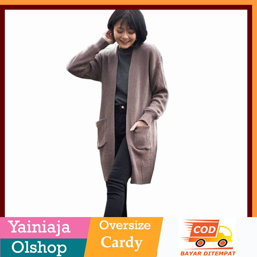 loocy cardy /sweater/sweater premium/cardy/oversize cardy/outer/knitt/warmknitt