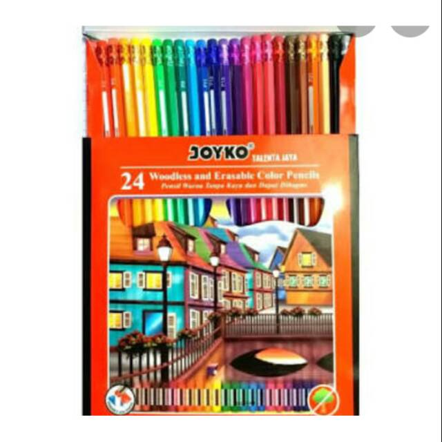 

Pinsil Warna + Apusan 24 warna joyko