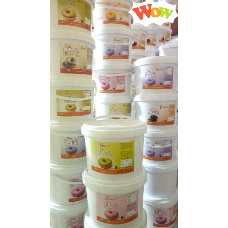 

GLAZE DONAT ELMER 500 G (RE PACK) / Glaze