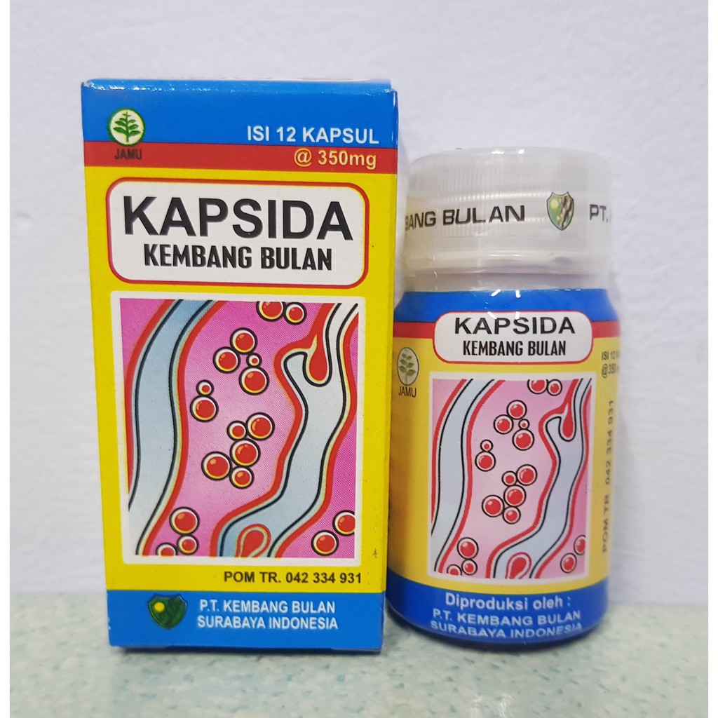 KAPSIDA KEMBANG BULAN / Bersih Darah / Obat Jerawat / Bisul / Alergi