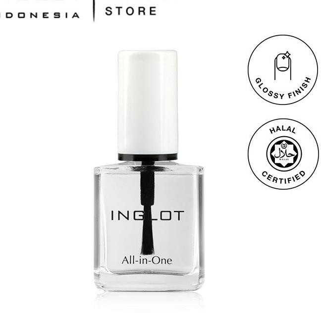 Jual INGLOT AllinOne Translucent Nail Enamel Kutek Halal Bening