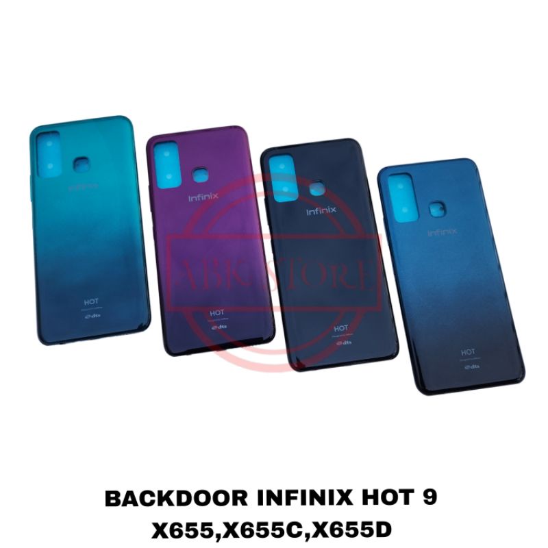 TUTUP BELAKANG BACKDOOR BACK CASING INFINIX HOT 9 BACKCOVER KESING HOUSING ORIGINAL