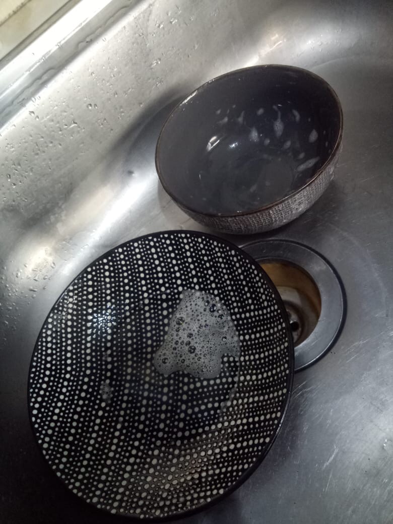 Mangkok Sop Motif Rastik Canvas / Mangkok Keramik / Mangkok Sop Keramik 01012