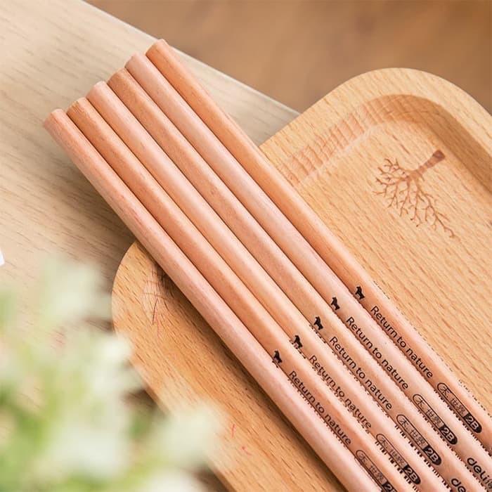 

Terlaris Deli Pensil kayu/ Pencil - 2B 50pcs/tabung - Sudah diasah 58118 Keren