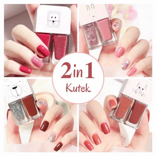 kutek nail polish / kutek korea 2in1