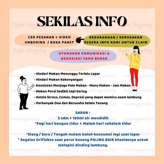 

Promo ORIFLAKES 7 Box Asam Lambung Gastro Susu Ettawa 350 gram - 7 Box Vanilla