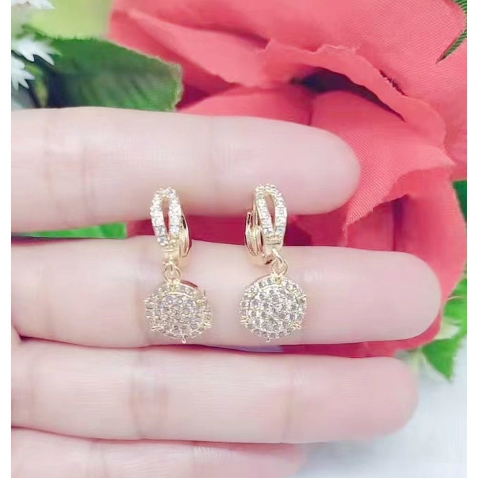 Anting Xuping Mata Full Lapis Emas Perhiasan Fashion K01