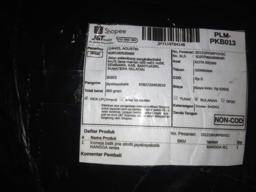 Kemeja Batik Pria Slimfit Jayabayabatik Rangga Series