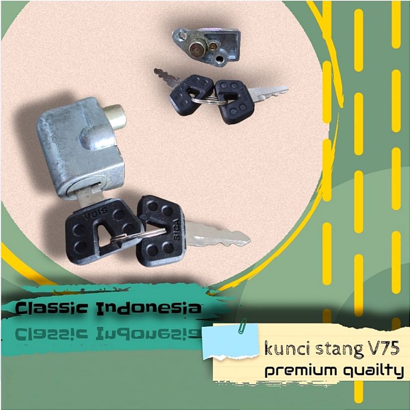 Kunci stang v75 kunci gembok stir yamaha v75 V75
