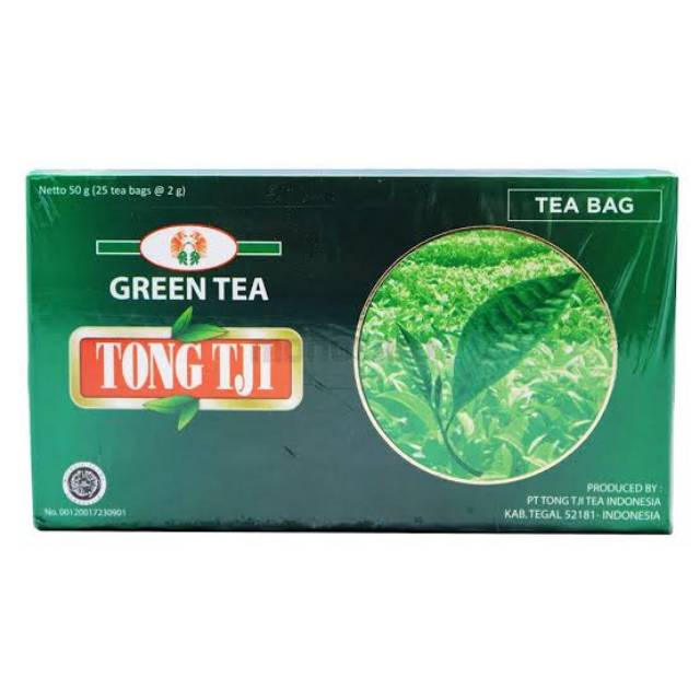 Tong tji Teh hijau celup (25kantong)