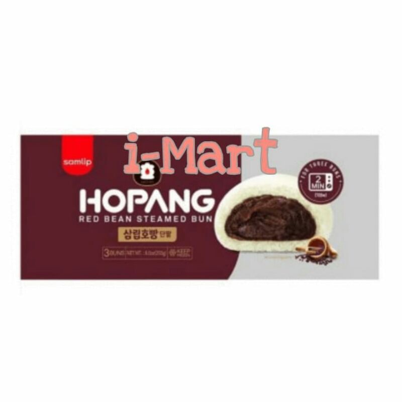 

Samlip Redbean Bun Hopang - Bakpao Isi Pasta Kacang Merah 255gr