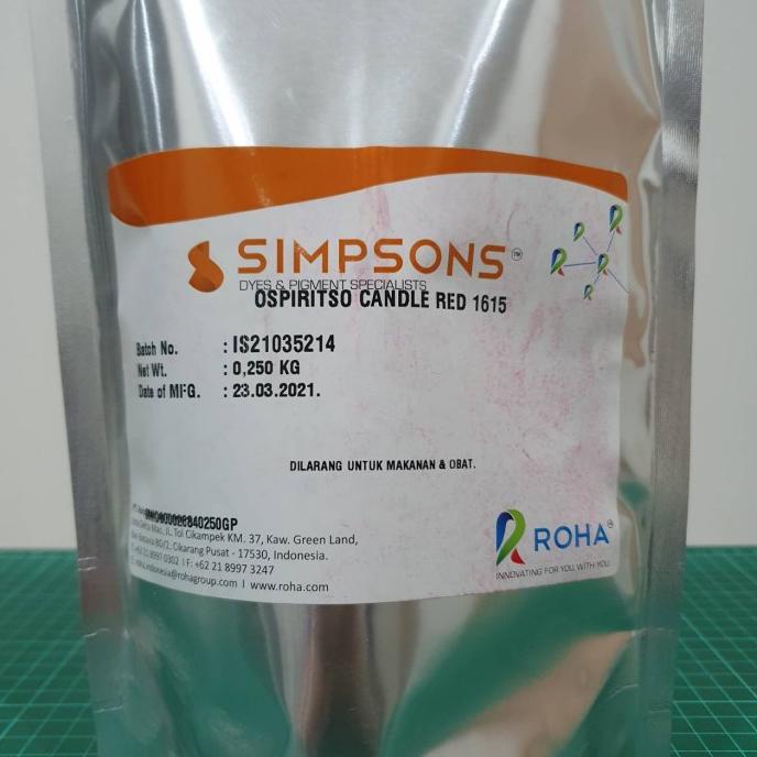 

Ospiritso Pewarna Minyak / Bahan Bakar - 250 g
