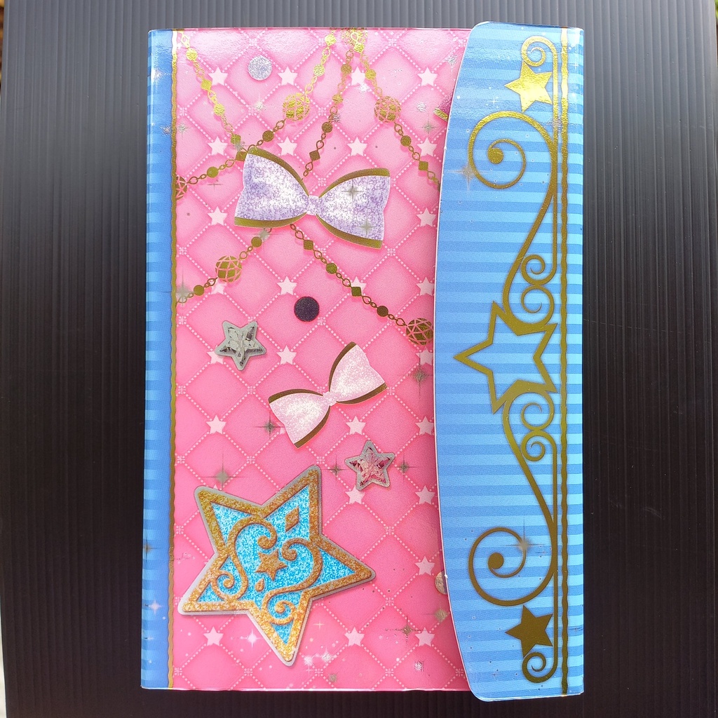 Aikatsu Stars Binder Student Book Kondisi Mulus dan Dapat Bonus Kartu Di Dalamnya