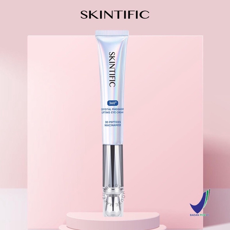 SKINTIFIC 360 Crystal Massager Lifting Eye Cream 20g