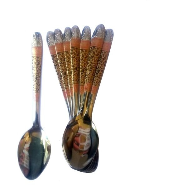 Sendok Makan Motif Batik - Material Stainless Tebal Spoon Table