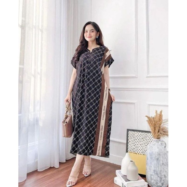 kimono dress/longdaster branded/kareen dress Daster viral kimono rayon viscose murah