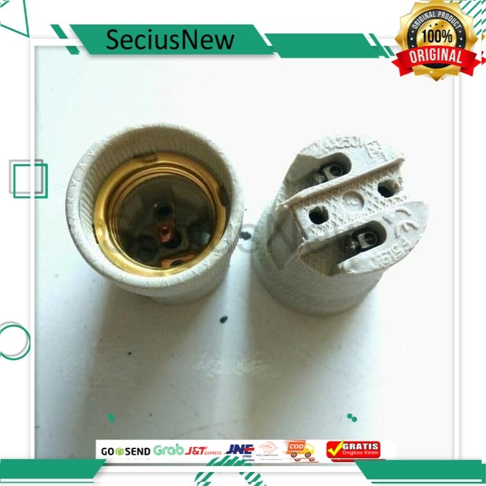 FITTING PITING KERAMIK E27 E 27 DOWNLIGHT