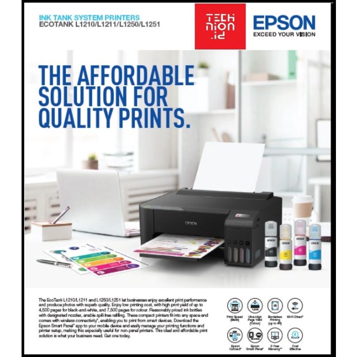 Printer Epson L1210 Pengganti L1110
