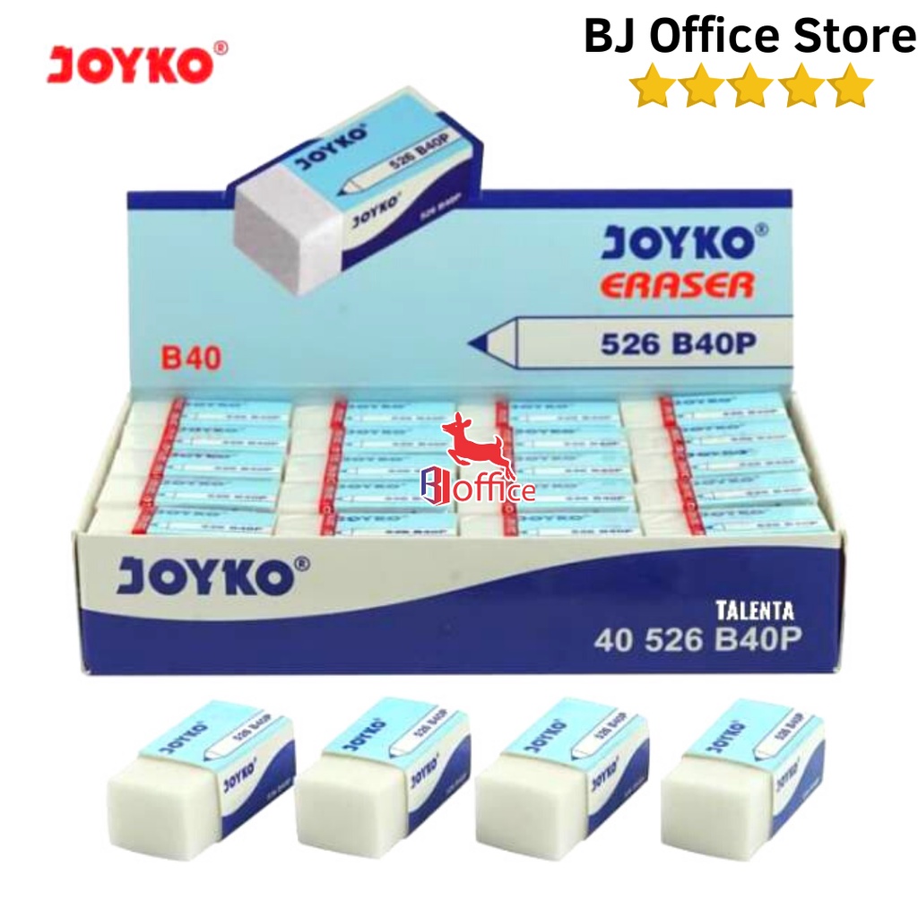 

Penghapus Pensil Joyko Kecil / Pack / Isi 40 Pcs