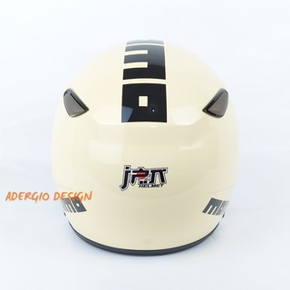 Helm Motor SNI Bogo JPN Momo 07 Cream Glossy Full Cat Helm Motor SNI Bogo JPN Momo 07 Cream Glossy Full Cat