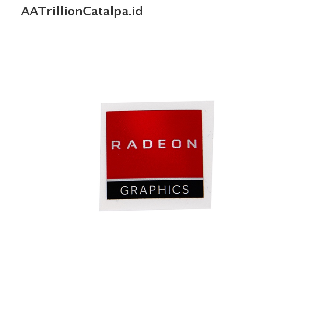 Aatrillioncatalpa AMD NVIDIA / RTX / GTX Stiker label Kartu Grafik Untuk laptop