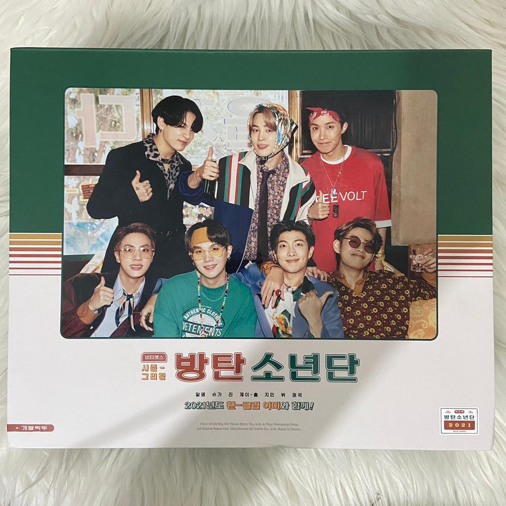 SHARING READY STOCK BTS SEASON GREETINGS 21 SG 21 4x6 PB DIARY MINI POSTER