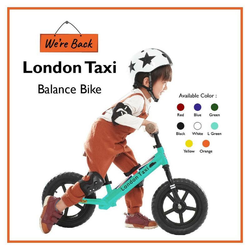 London Taxi 12 Kick Bike / Sepeda anak