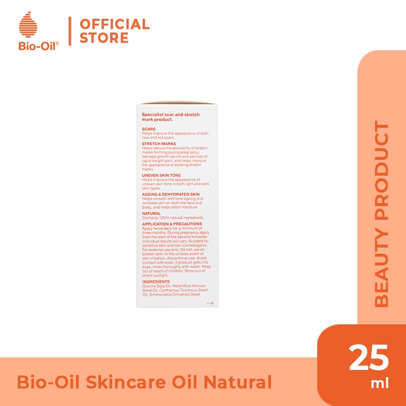 Bio Oil - Skincare Oil Natural 25ml 25 ML