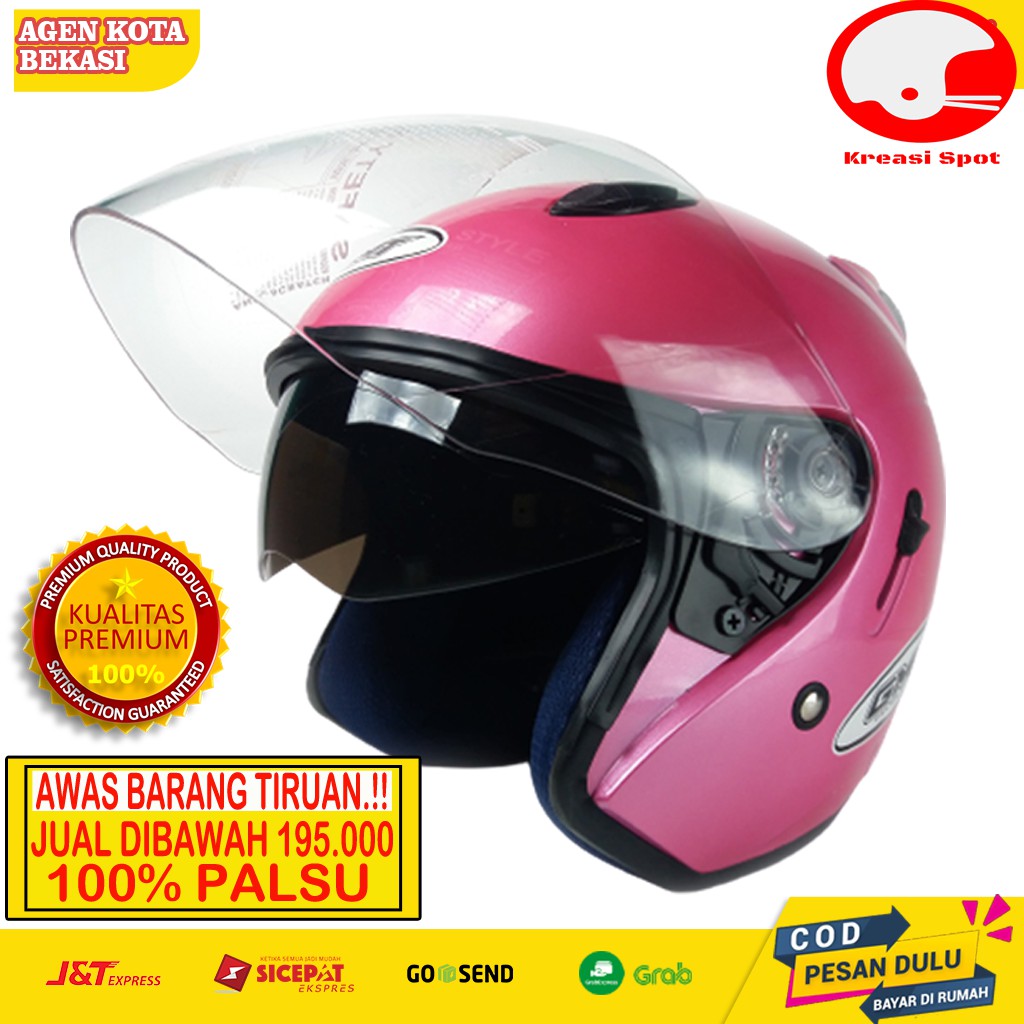 HELM MOTOR WANITA REMAJA PEREMPUAN CEWEK HIJAB LUCU TERBARU KEREN