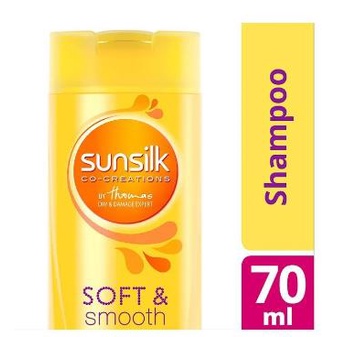 ^ KYRA ^ Sunsilk Shampo Conditioner Botol Soft Smooth Shampoo Hitam Berkilau Sampo - Netto 70 ml