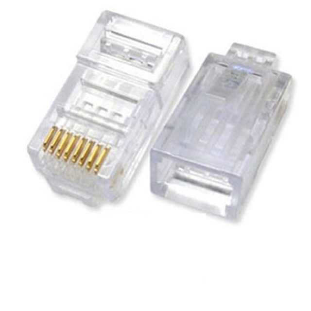 Modular Plug Rj45 Cat6 AMP TYCO / Kepala Konektor RJ Jual Satuan Ecer / Pc