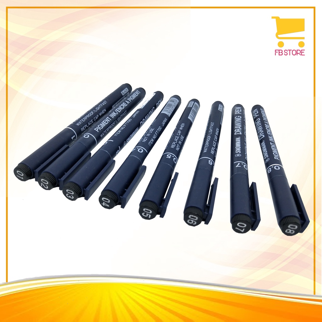 

Spidol Drawing Pen Hitam Snowman ORIGINAL 0.1, 0.2, 0.3, 0.4, 0.5, 0.6, 0.7, 0.8