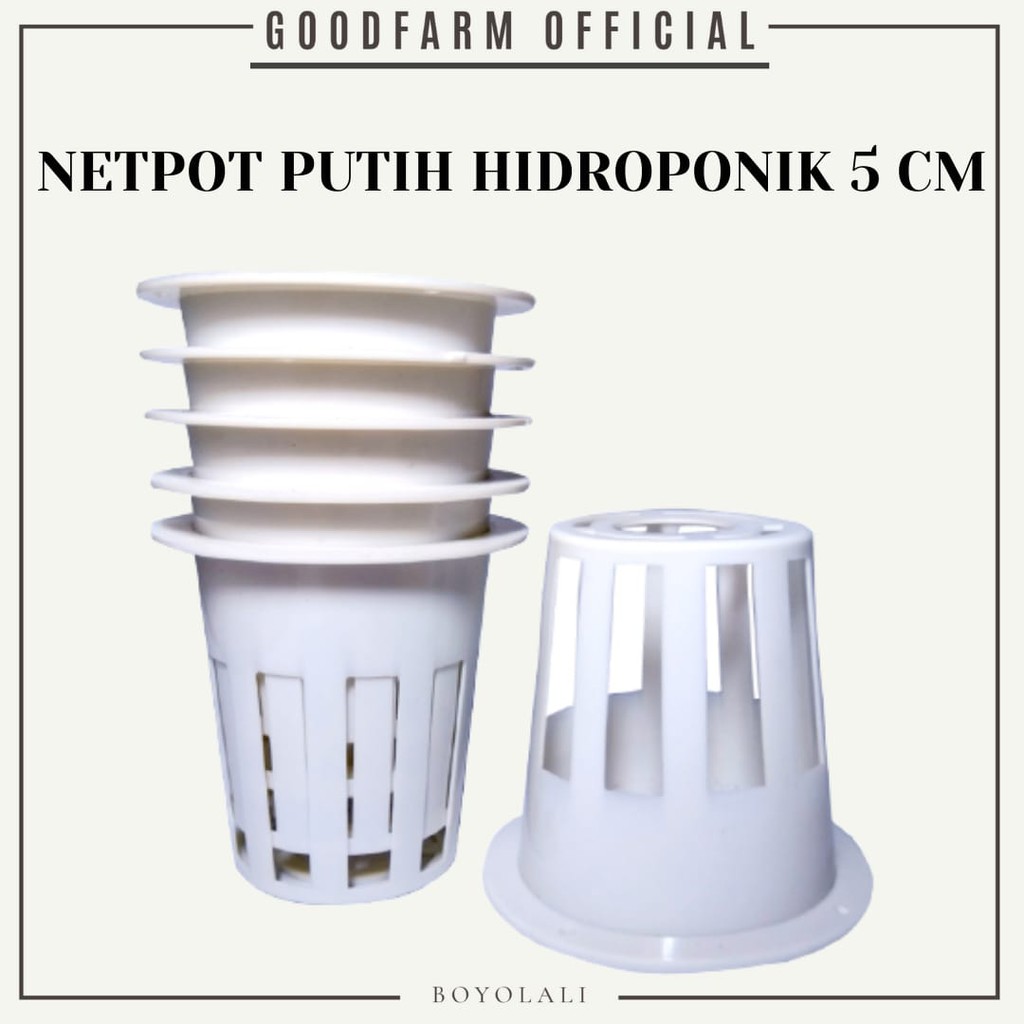 NETPOT PUTIH 5CM / NETPOT HIDROPONIK / NETPOT MURAH / NETPOT GROSIR / HIDROPONIK