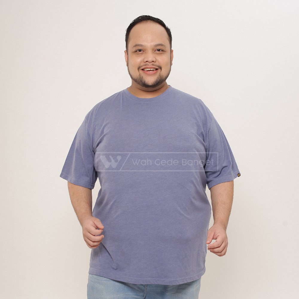 

Blue Tshirt Jumbo Big Size Cowok Ukuran Besar XXL XXXL