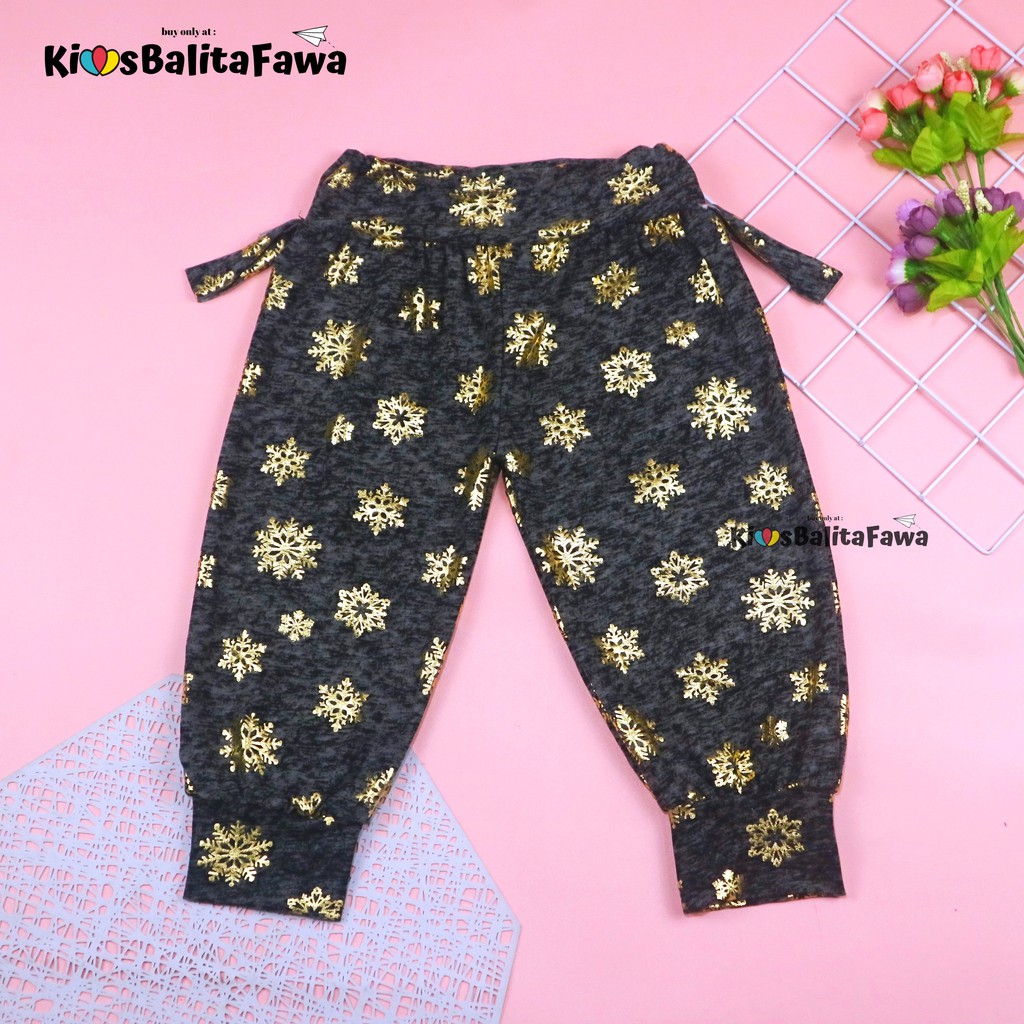 SPESIAL CHRISTMAS Aladin Natal Uk 1-2 Tahun / Celana Panjang Baby Anak Perempuan Adem IMPORT